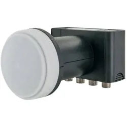 Schwaiger Schwaiger LNB4 Quad-LNB Teilnehmer-Anzahl: 4 Feedaufnahme: 40 mm mit Universal-Quad-LNB grau