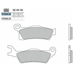 Brembo S.p.A. Bremsbeläge Off-Road Sintermetall - 07GR26SD