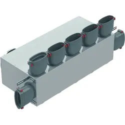 Helios FRS-MVK 5+2-51/160 - Multi-Verteilerk., 7xoval 51, 2 x DN 160 - 03838 - LB15926