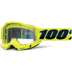 100% Accuri II OTG Motocross Brille, schwarz-gelb für Männer