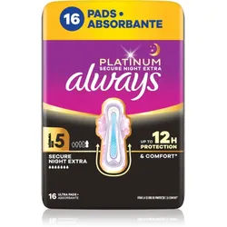 Always Platinum Night Extra Size 5 Binden für die Nacht 16 St.