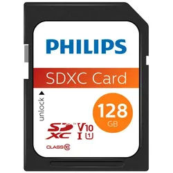Philips SDXC Card 128GB Class 10 UHS-I U1 Speicherkarte