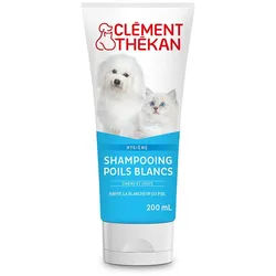 Clement Thekan Shampooing Poils Blancs Chien Chat 200ml