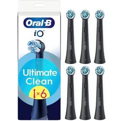 Bürstenköpfe iO Ultimate Clean Black - 6 pcs