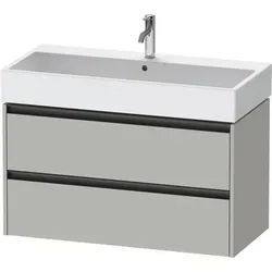 Duravit Ketho.2 Waschtischunterbau wandhängend Betongrau Matt 984x460x549 mm - K25278007070000 K25278007070000