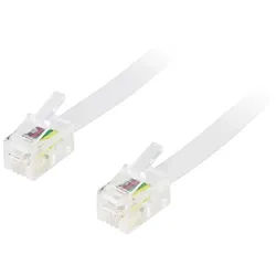 DEL-154D - network cable - 1.5 m - white - Weiß - 1meter