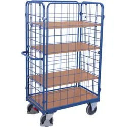 VARIOfit Etagenwagen hoch 850 x 500 mm 4 Böden 4 Wände