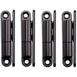 SO-TECH® Türbeschlag Renovierband Türband 15 x 83 mm Scharnier aus Stahl (4 St), für Innentüren zum Aufschrauben, schwarz, 4 Stück schwarz