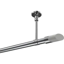 GARDINENSTANGE Sonette Verano 260 cm (geteilt in 2 x 130 cm), 1-läufig, 20 mm Ø Chrom