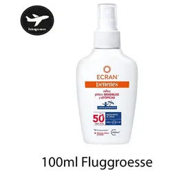Ecran Sonnenschutzspray Sonnenschutz Kinder - Sun Milk Denenes - 100ml - SPF 50+ Reisegroesse