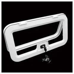 HABA B.V. Einbaurahmen Serviceklappe Staufach Tür 597 mm x 319 mm weiß