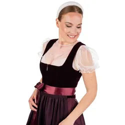 MarJo Dirndl Samt Dirndl 2tlg. - BIDINGEN - pflaume 46