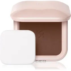 KIKO Milano Skin Lover Refining Face Powder Foundation Kompakt - PuderFoundation mit Matt-Effekt Farbton 12 Mocha 10 g