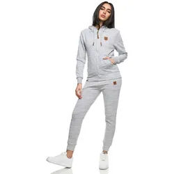 REPUBLIX Jogginganzug BRENDA, Damen Zweiteiler Hausanzug Training Sportanzug Jogginganzug blau XL