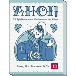 Groh Verlag - Ahoi! 55 Spielkarten mit Motiven von der Küste
