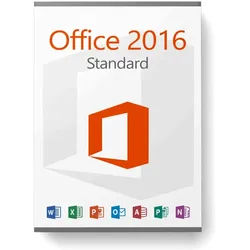 Microsoft Office 2016 Standard Lizenz für 3 PC