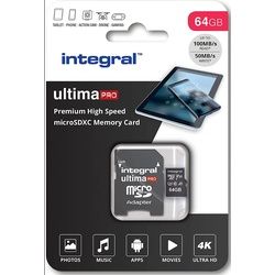 INTEGRAL SDHC-Card 32GB Classe 10 UHS-I V30 R100 MB/s