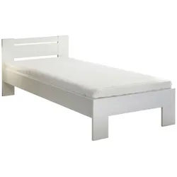Carryhome Bett , Weiß , Holzwerkstoff , 90x200 cm , in verschiedenen Größen erhältlich , Schlafzimmer, Komplette Schlafzimmer und Serien, Schlafzimmerserien