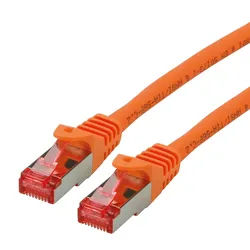 ROLINE Patchkabel Cat.6 S/FTP (PiMF), Component Level, LSOH, orange, 1,5 m