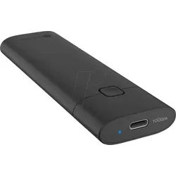 ICY IB1806MTCU31 - Externes M.2 NVMe SSD Gehäuse, USB 3.2 Typ-C