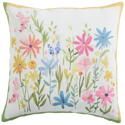 Esposa Kissenhülle , Multicolor , Textil , Blume , 45x45 cm , Heimtextilien, Bezüge, Kissenbezüge
