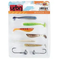 Berkley Kunstköder Berkley URBN Kit Minnow - 6 Gummifische + 2 Jighaken im Set
