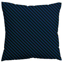 Schlafgut Kissenhülle , Schwarz, Dunkelblau , Textil , Farbverlauf , 40x40 cm , Textiles Vertrauen - Oeko-Tex®, AZO-frei, Oeko-Tex® Standard 100 , bügelleicht, bügelfrei, hochwertige Qualität, formstabil, langlebig , Heimtextilien, Bezüge, Kissenbezüge