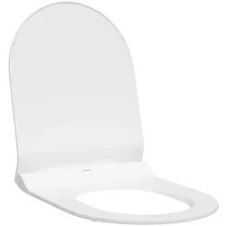 vidaXL WC-Sitz Toilettensitz Verstellbar Weiß 50 x 36,5 x 5 cm Polypropylen (1-St) weiß