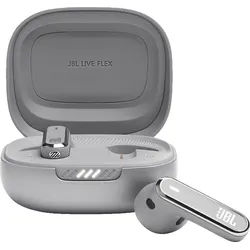 JBL Live Flex True Wireless, In-ear Kopfhörer Bluetooth Silber