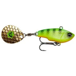 Savage Gear Kunstköder, Savage Gear Fat Tail Spin 6,5cm 16g Sinking Firetiger Weitwurfköder 6.5 cm