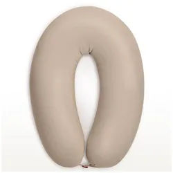 SEI Design Stillkissen Stillkissen XXL Mikroperlen Seitenschläferkissen 190x30 cm Ergonomisch, Schwangerschaftskissen mit Bezug, Schwangerschaftskissen mit Bezug, pflegeleicht beige