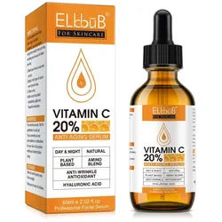 P-Beauty Cosmetic Accessories Gesichtsserum mit Vitamin C und E Hyaluronsäure Anti Aging Falten Vegan 60ml, 1-tlg., Enthält Vitamine, Farbmittelfrei, Farbstofffrei, Hypoallergen