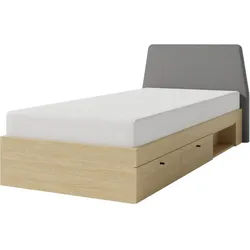 Beautysofa Jugendbett Alex mit 2 Schubladen, 90x200 cm, Sandbeige , Beige , Holzwerkstoff , 90x200 cm , Babymöbel & Kindermöbel, Kinderzimmer & Jugendzimmer, Kinderbetten, Kinderbetten & Jugendbetten