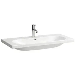 Laufen Lua Waschtisch H8100890001421 100x46cm, unterbaufähig, weiß, ohne Überlauf, ohne Hahnloch