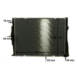 MAHLE Kühler, Motorkühlung cr1711000p für BMW (BRILLIANCE)