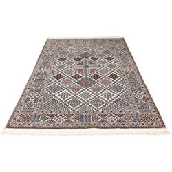 morgenland Orientteppich »Perser - Nain - Premium - 226 x 139 cm - mehrfarbig«, rechteckig, Wohnzimmer, Handgeknüpft, Einzelstück mit Zertifikat morgenland Mehrfarbig B/L: 139 cm x 226 cm