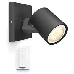 Philips Hue - Runner Hue Spot m/Switch White Amb. Black