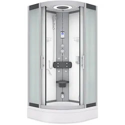 AcquaVapore Dampfdusche Duschkabine Sauna Dusche D58-50M2 90x90 cm ohne 2K Scheiben Versiegelung