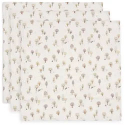Jollein Spucktuch Jollein Spucktuch Hydrophil 70 x 70 cm Tiny Park 3er Pack