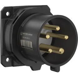 Walther Electric FW610507PH CEE NEO Anbaugerätestecker gerade, 16A, 5P, 7h, IP54 als Phasenwender mit 75x75mm Flansch