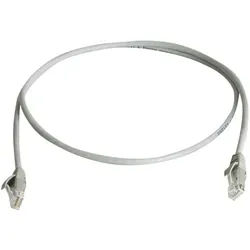 Telegärtner Telegärtner 100009031 RJ45 Patchkabel CAT 6 U/UTP 10.00 m Grau Flammwi Netzkabel, (1000.00 cm) grau