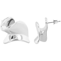 Adelia ́s Paar Ohrhänger Damen Ohrringe – Ohrstecker aus Edelstahl, Ideal als Geschenk für besondere Anlässe silberfarben