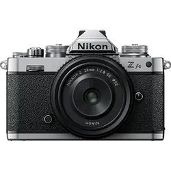 Nikon Kit Z fc + 28 SE Systemkamera (NIKKOR Z 28 mm 1:2,8 SE, 20,9 MP, Bluetooth, WLAN (WiFi) schwarz