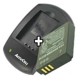 AccuCell Set Ladegerät und Akku passend für Panasonic CGA-S005