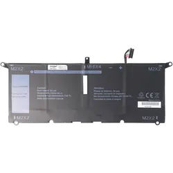 Akku passend für Dell G8VCF Li-Ion Akkutyp DXGH8, OH754V, 0H754V, 7,6V, 6300mAh