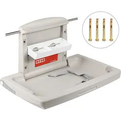 VEVOR 85 x 57 x 47 cm Wickeltisch klappbar Wickelstation für Babys HDPE für Geschäftliche und Private Anlässe
