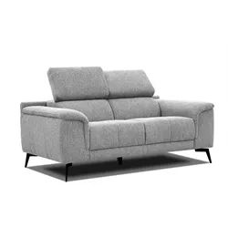 SOFA FIERO 2-Sitzer, silberfarben