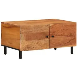 vidaXL Couchtisch NA Couchtisch 80x50x40 cm Massivholz Akazie braun