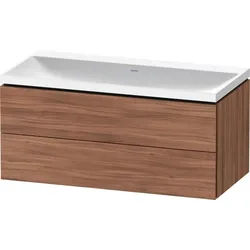 Duravit L-Cube c-shaped Set wandhängend Nussbaum Matt 1000x480x480 mm - LC6952N79790000 LC6952N79790000