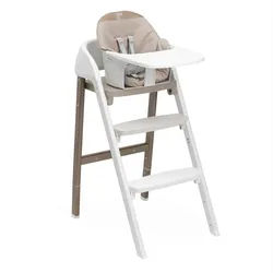Chicco Hochstuhl , Braun, Beige , Metall, Kunststoff , 45x85x102 cm , Fußstütze verstellbar, Essbrett abnehmbar, zusammenklappbar , Füttern